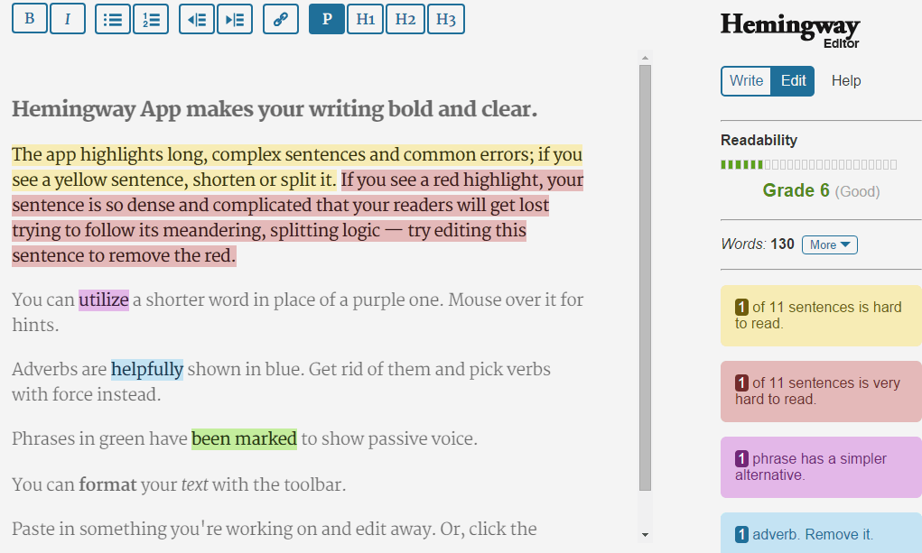 Hemingway app review
